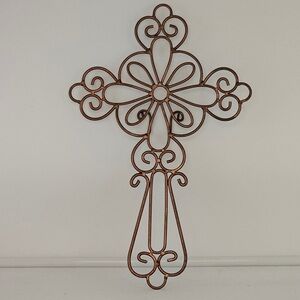 Metal Wall Cross Decor